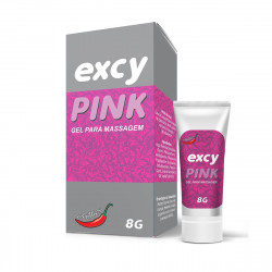 Excitante Feminino Excy Pink Fluido para Massagem 8g Chillies - ShopSensual