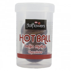 Hot Ball Beija Muito Chocolate Hot Flowers - ShopSensual