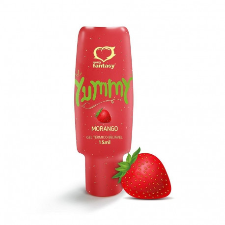 Yummy Gel Térmico Comestível Morango 15ml Sexy Fantasy - ShopSensual