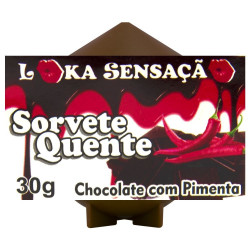 Sorvete Quente Sabor Chocolate com Pimenta Loka Sensação - ShopSensual