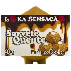 Vela Sorvete Quente Sabor Ferrero Roche Loka Sensação - ShopSensual