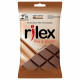 Preservativos Lubrificado com Aroma de Chocolate com 3 uni Rilex - ShopSensual