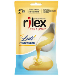 Preservativos Lubrificado com Aroma de Leite Condensado com 3 uni Rilex - ShopSensual