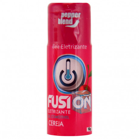 Fusion Eletrizante Gel Comestível Cereja 12ml Pepper Blend - ShopSensual