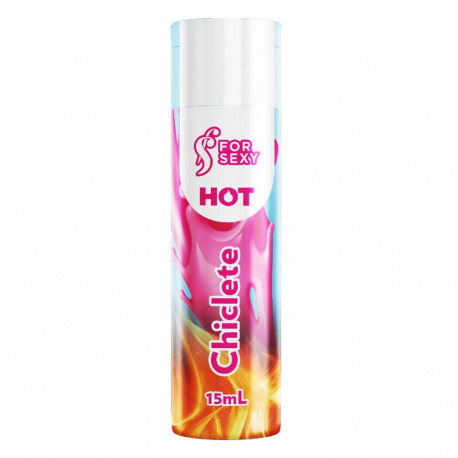 Gel Hot Beijável Chiclete para Massagem 15ml For Sexy - ShopSensual