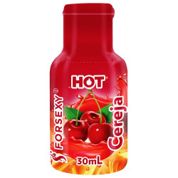 Gel Hot Comestível Saboroso Cereja 30Ml For Sexy - ShopSensual