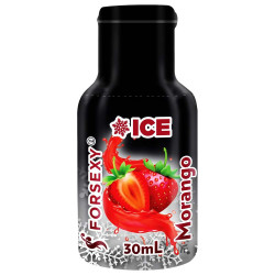 Gel Ice Comestível Saboroso Morango 30Ml For Sexy - ShopSensual