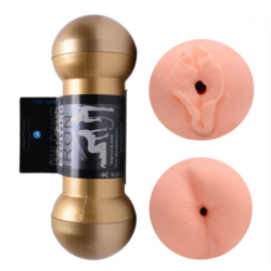 Masturbador Duplo Com Vagina E ânus Cyber Skin - ShopSensual