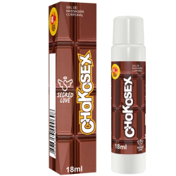 ChokoSex Gel Aromatizante Beijável Sabor Chocolate 18ml Secret Love - ShopSensual