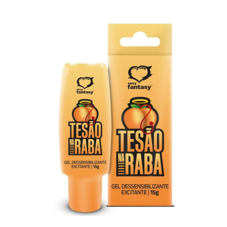 Tesão na Raba Gel Dessensibilizante e Excitante 15g Sexy Fantasy - ShopSensual 