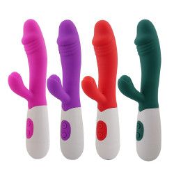 Vibrador de Ponto G e Clitóris Á Pilhas - ShopSensual