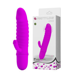 Vibrador Pênis em Puro Silicone ARND 10 Vibrações Pretty Love 11 cm - ShopSensual