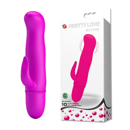 Vibrador Puro Silicone,10 níveis de vibração Blithe Pretty Love - ShopSensual