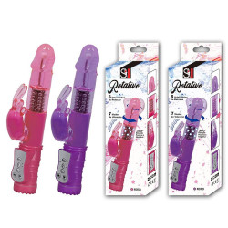 Vibrador Jack Rabbit Rotativo com Estimulador Coelho 8 Vibrações