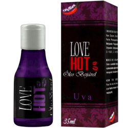 Gel Comestível Love Hot Uva 35 ML - ShopSensual