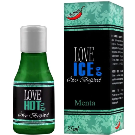 Gel Comestível Love Ice Menta 35 ML - ShopSensual