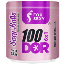 Sexy Balls 100Dor com 3 unidades For Sexy - ShopSensual