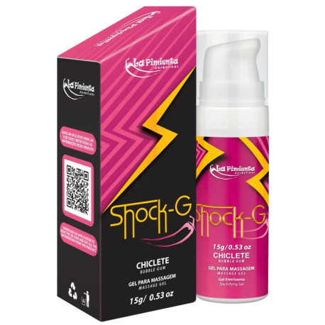 Shock G Vibrador Liquido 15g Chiclete La Pimienta - ShopSensual