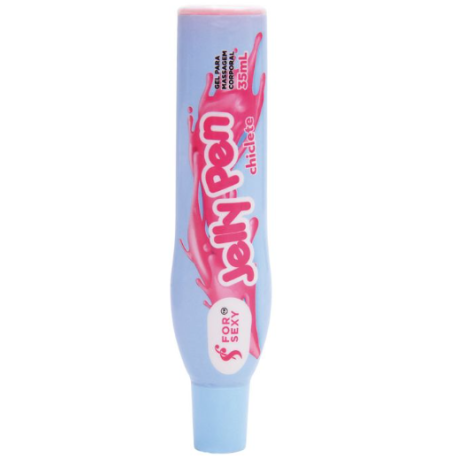 Jelly Pen Caneta Comestível Chiclete 35ml For Sexy - ShopSensual