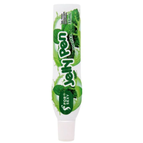 Jelly Pen Caneta Comestível Menta 35ml For Sexy - ShopSensual