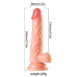 Pênis Super Realístico Lancé Cock 19,5 x 3,8 - ShopSensual