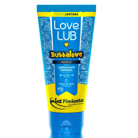 Lubrificante Love Lub Bubbalove Menta Ice 60gLa Pimienta - ShopSensual