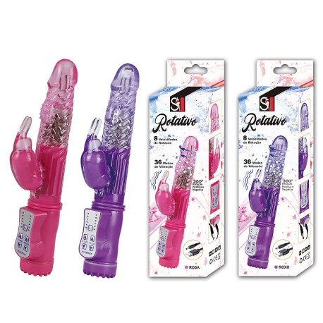 Vibrador Rotativo 36 Vibrações com Rotação 360º Recarregável