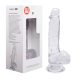 Pênis Realístico com Escroto Transparente 20,5 x 3,8 - ShopSensual