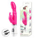 Vibrador de Ponto G e clitóris Jelly Recarregável 16 cm