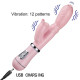 Vibrador de Ponto G e Clitóris Jelly Recarregável