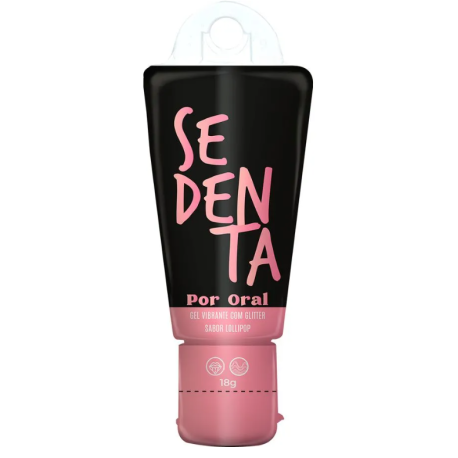 Sedenta Por Oral Gel Comestível Com Glitter Lollipop 18G Pepper Blend - ShopSensual