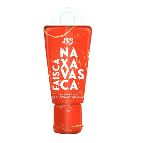 Faísca na Xavasca Gel Comestível Super Hot Chocolate com Pimenta 18g Pepper Blend - ShSensual