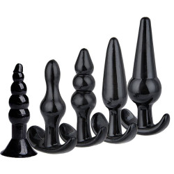 Kit com 5 Plug anal - ShopSensual
