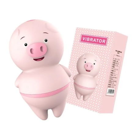 Estimulador Clitoriano Vai e Vem em Formato de Porco - ShopSensual