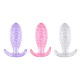 Plug Anal em Silicone Com Textura de Bolinha 10,5x3,5cm - ShopSensual