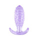 Plug Anal em Silicone Com Textura de Bolinha 10,5x3,5cm - ShopSensual