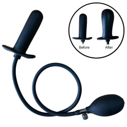 Plug Anal Silicone Inflável - 11.5 X 3.0 Cm - ShopSensual