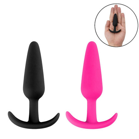 Plug Anal Cônico em Silicone Tamanho 8.5x2.1 - ShopSensual