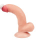 Pênis Realístico com ventosa Removível e Dupla Camada 17,5cm - ShopSensual