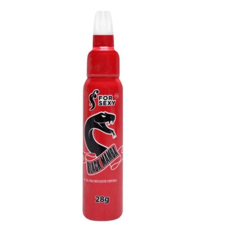 Black Mamba Gel Excitante Esquenta Esfria Vibra 28G For Sexy - ShopSensual