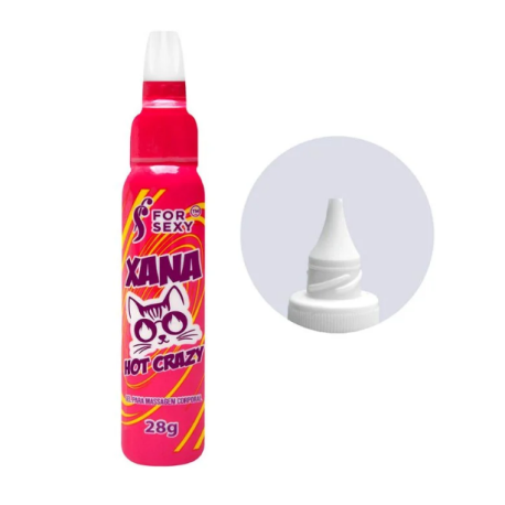 Xana Hot Crazy Gel Vibrador Feminino 28g - For Sexy