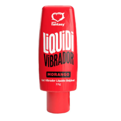 Vibrador Líquido Liquidi 15ml Morango Sexy Fantasy - ShopSensual