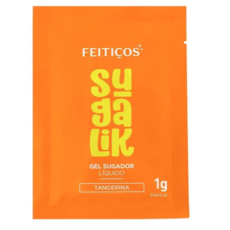 Sachê Sugalik Sugador Líquido Comestível Tangerina com Extrato de Jambu 1g Feitiços Aromáticos - ShopSensual