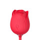 Vibrador de Ponto G e Clitóris com Vai e vem - Formato de Rosa - ShopSensual