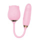 Vibrador de Ponto G e Clitóris com Vai e vem - Formato de Rosa - ShopSensual