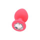 Plug Anal de Silicone - Tamanho P - ShopSensual